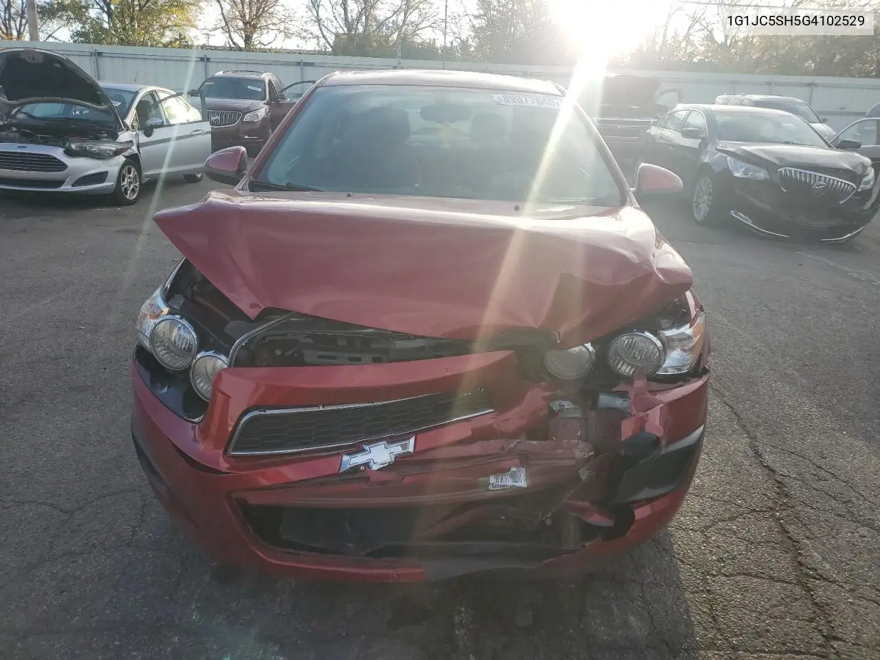 1G1JC5SH5G4102529 2016 Chevrolet Sonic Lt