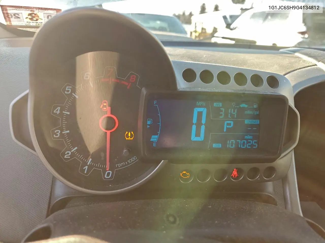 1G1JC6SH9G4134812 2016 Chevrolet Sonic Lt