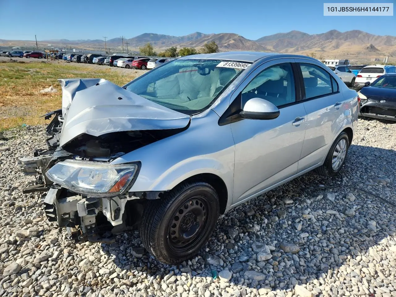 1G1JB5SH6H4144177 2017 Chevrolet Sonic Ls