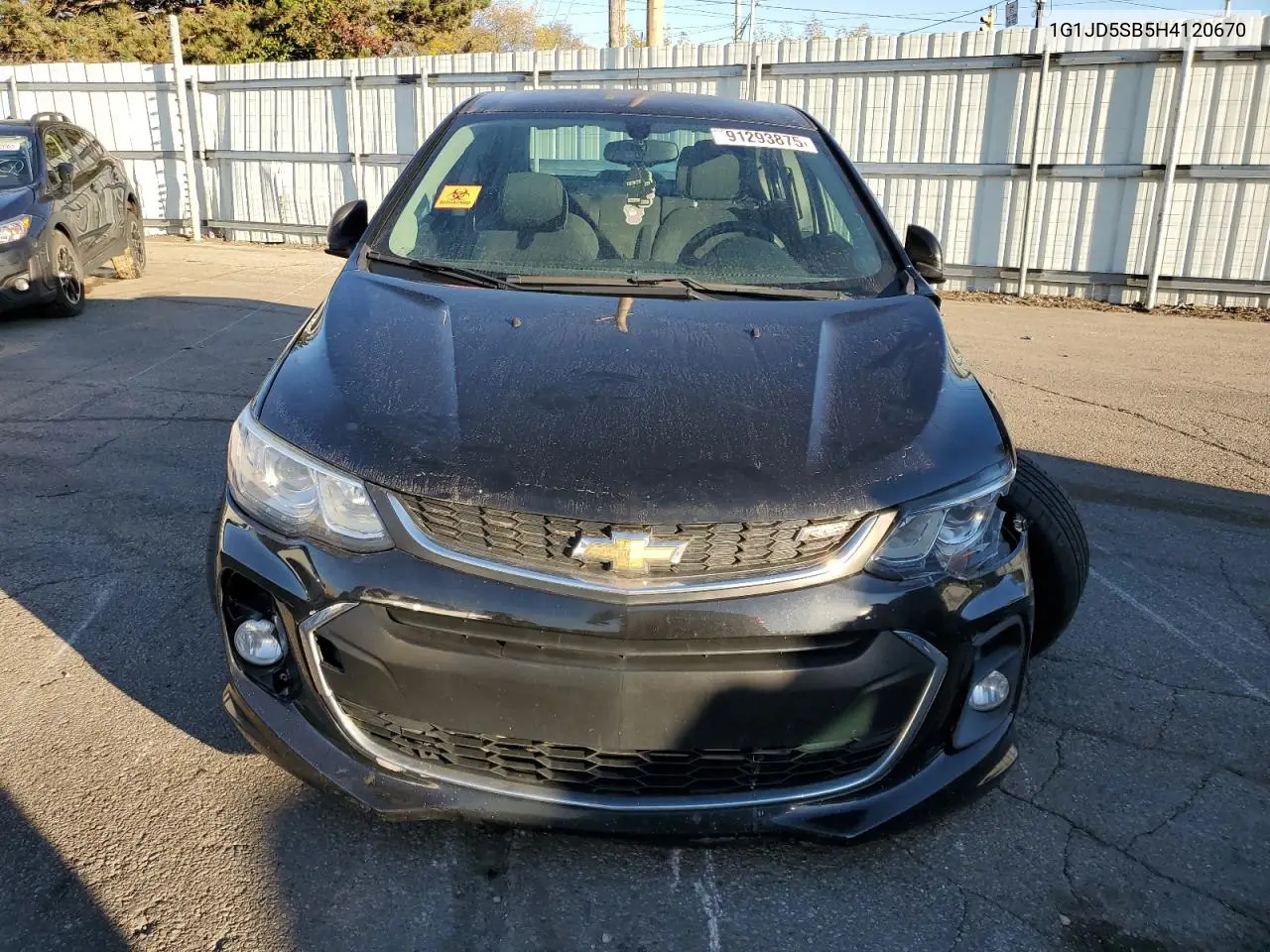 1G1JD5SB5H4120670 2017 Chevrolet Sonic Lt