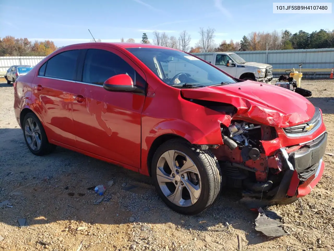 1G1JF5SB9H4107480 2017 Chevrolet Sonic Premier