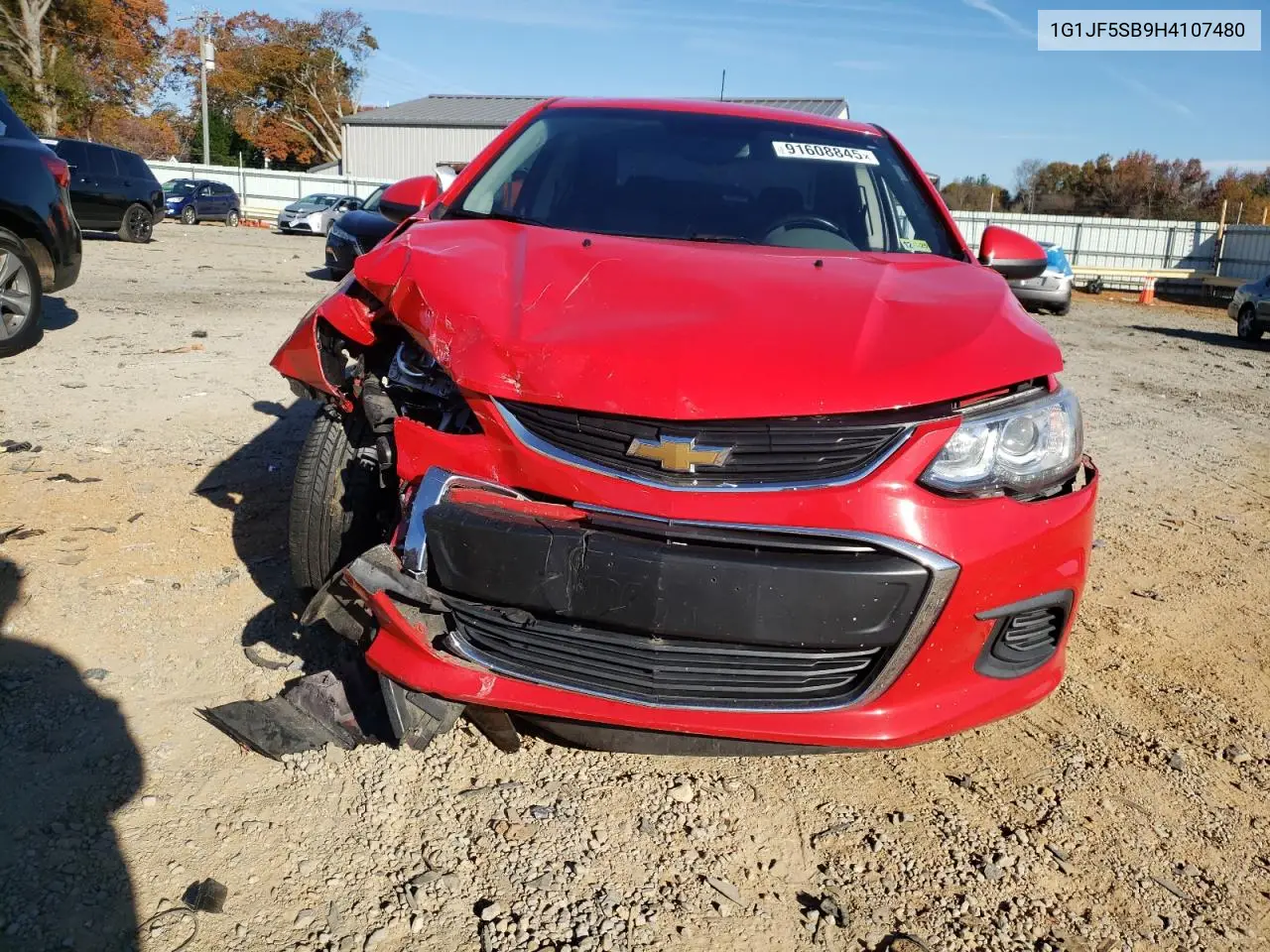 1G1JF5SB9H4107480 2017 Chevrolet Sonic Premier