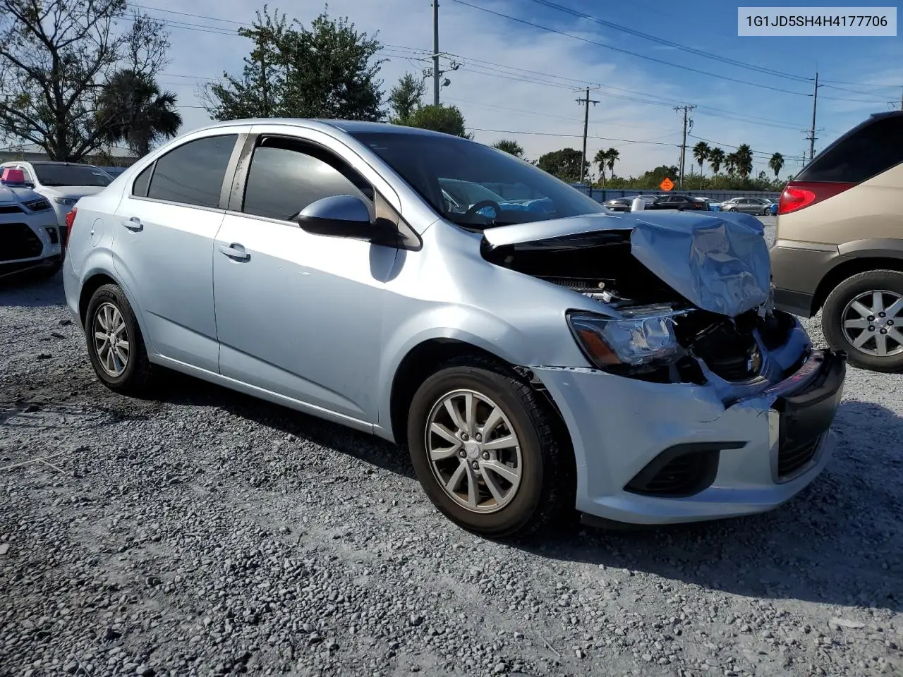 1G1JD5SH4H4177706 2017 Chevrolet Sonic Lt