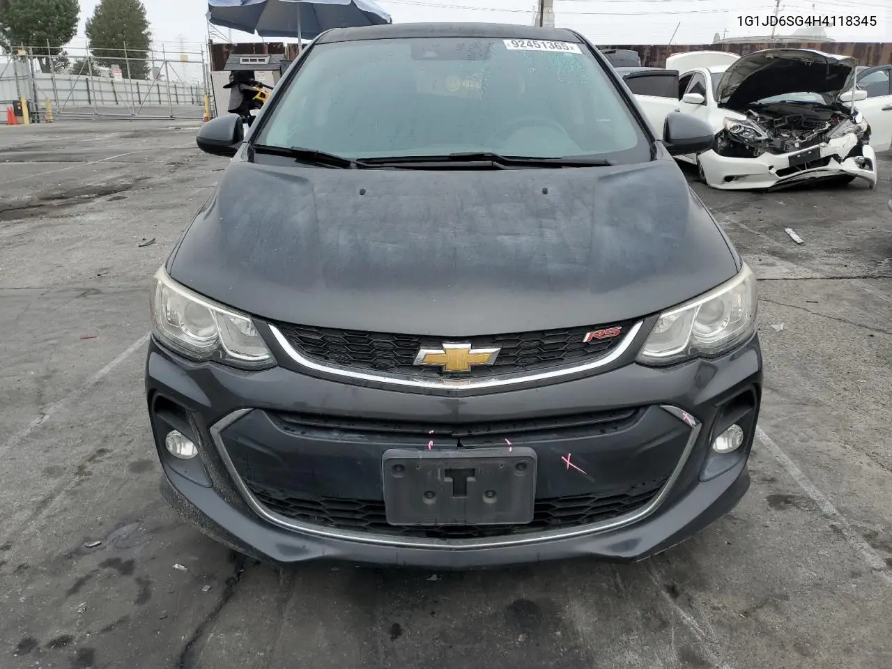 1G1JD6SG4H4118345 2017 Chevrolet Sonic Lt