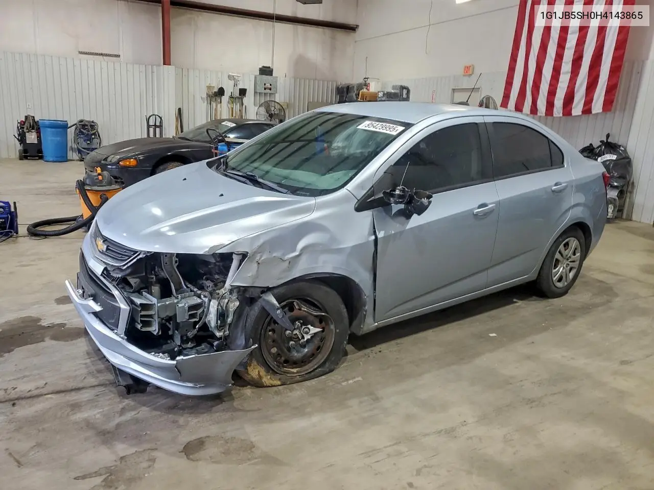 1G1JB5SH0H4143865 2017 Chevrolet Sonic Ls
