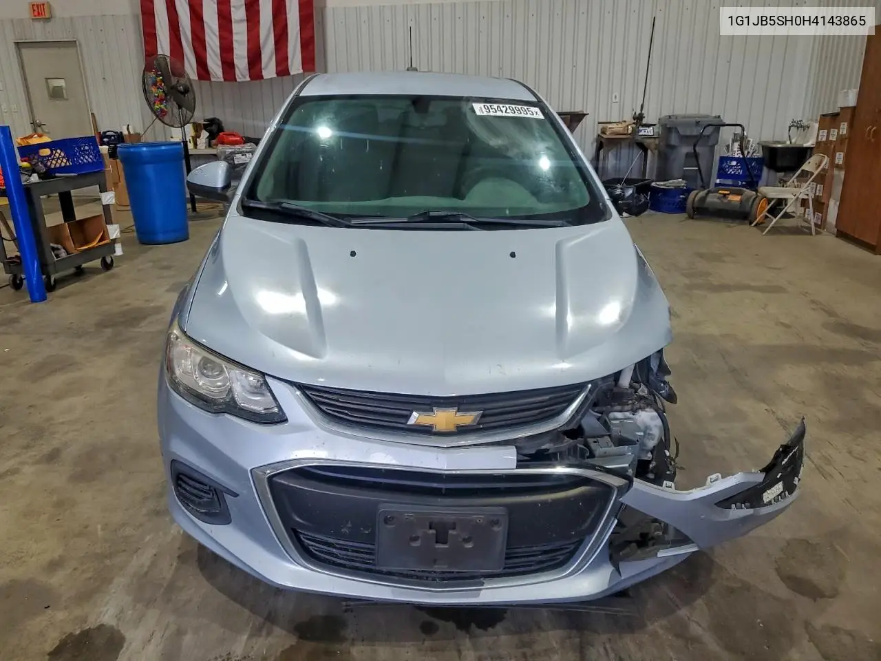 1G1JB5SH0H4143865 2017 Chevrolet Sonic Ls