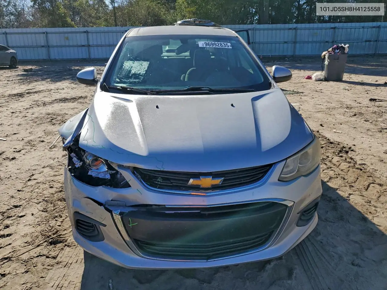 1G1JD5SH8H4125558 2017 Chevrolet Sonic Lt