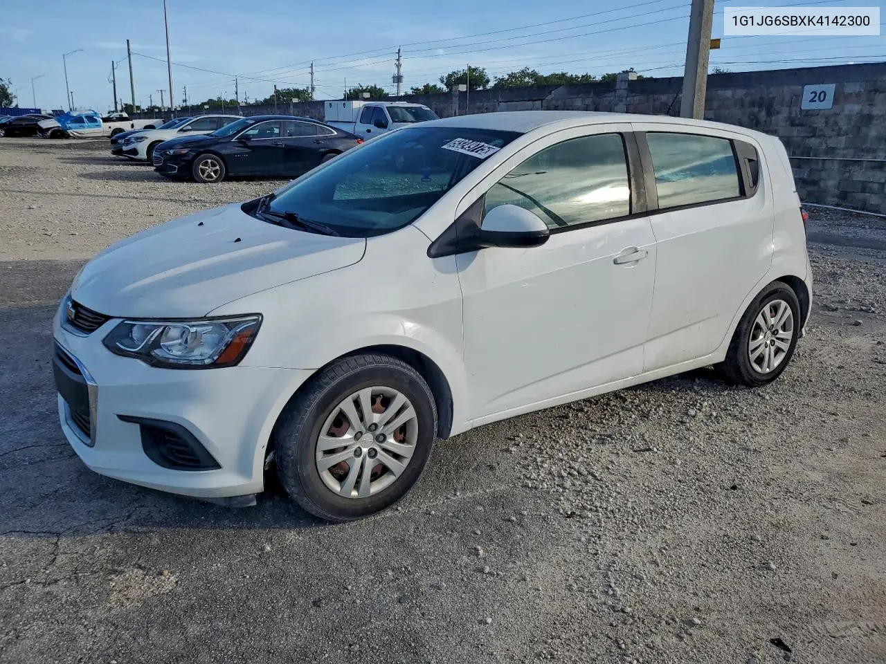 1G1JG6SBXK4142300 2019 Chevrolet Sonic