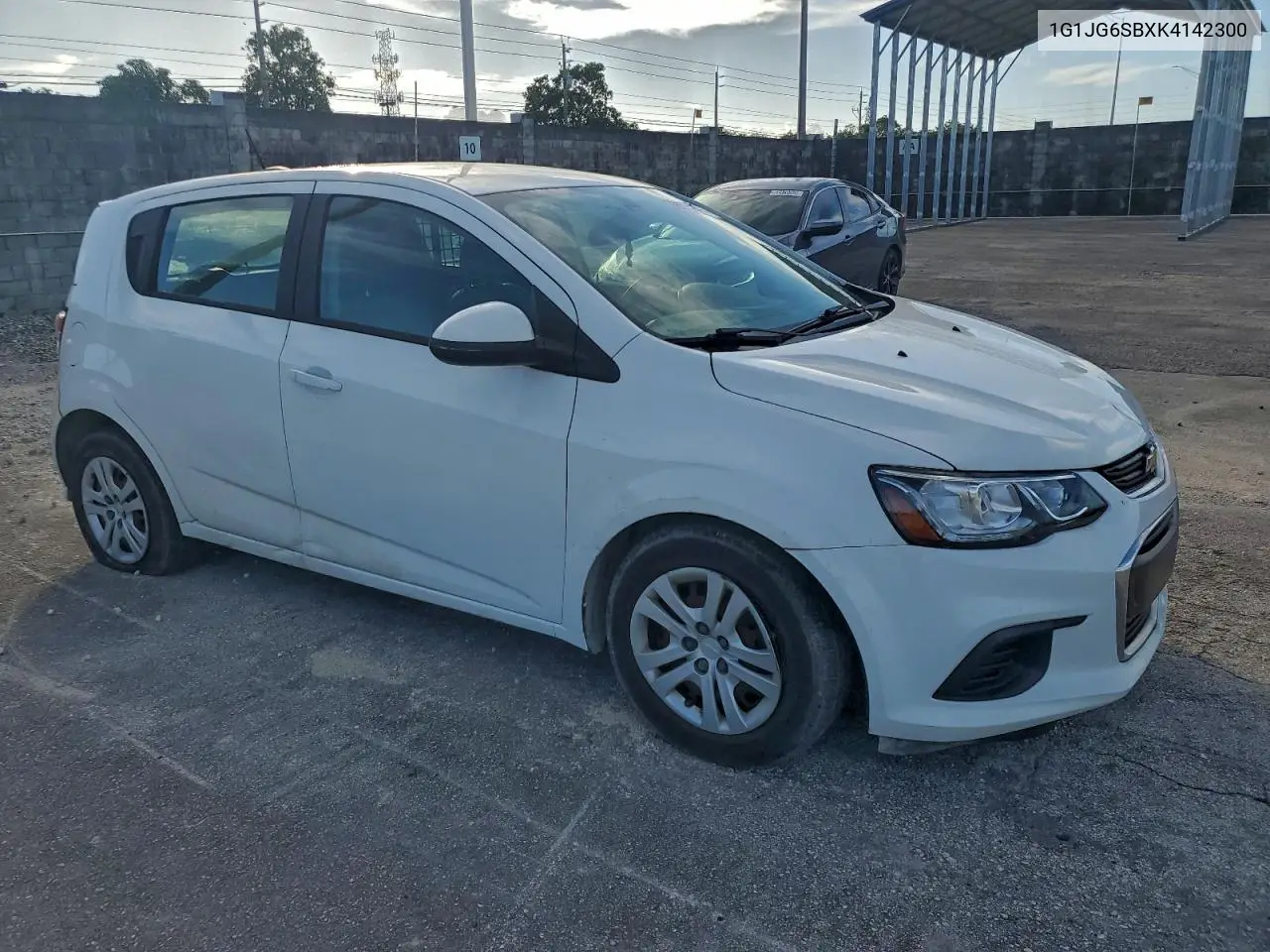 1G1JG6SBXK4142300 2019 Chevrolet Sonic