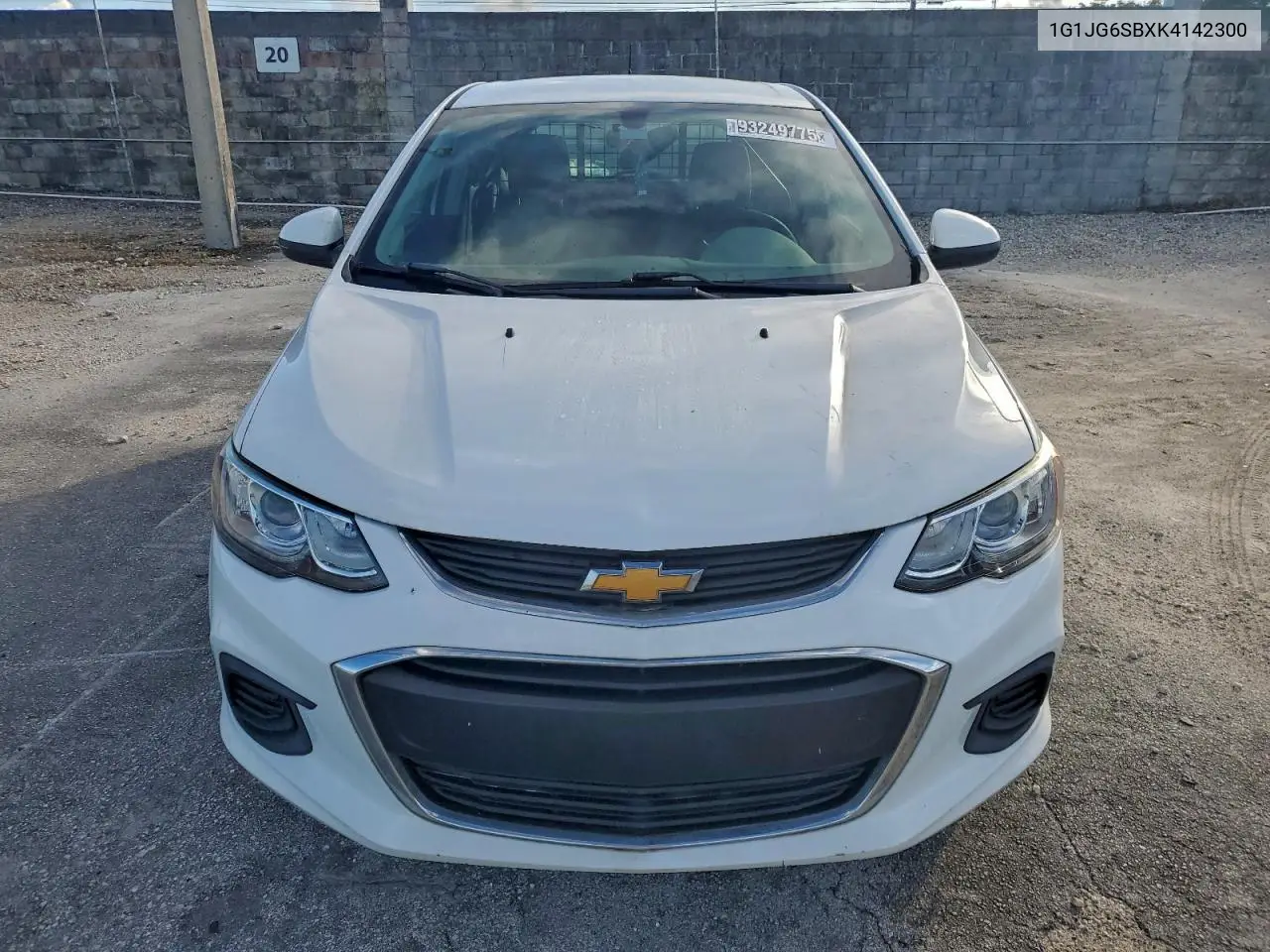 1G1JG6SBXK4142300 2019 Chevrolet Sonic