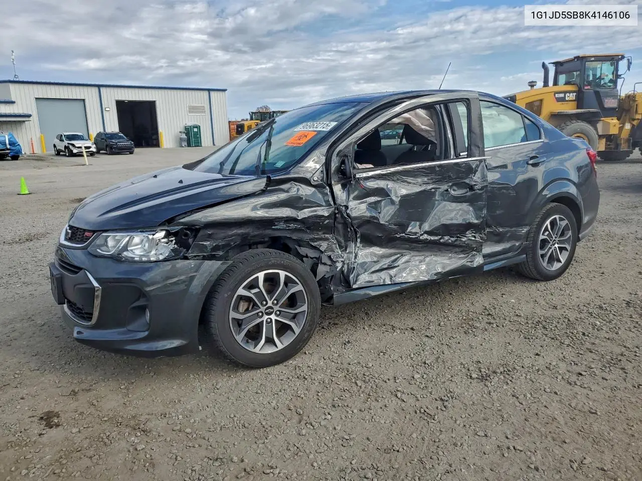 1G1JD5SB8K4146106 2019 Chevrolet Sonic Lt