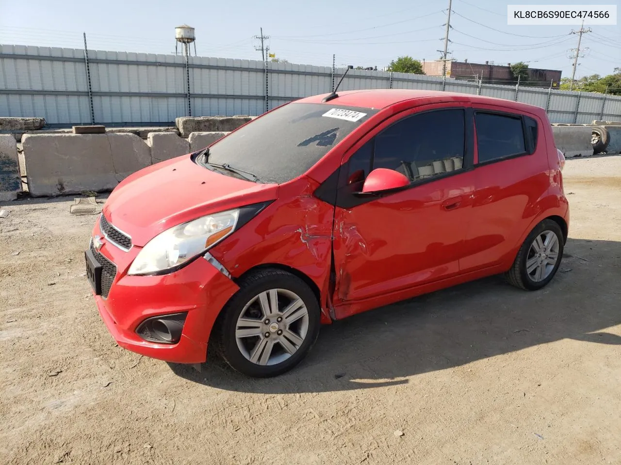 KL8CB6S90EC474566 2014 Chevrolet Spark Ls