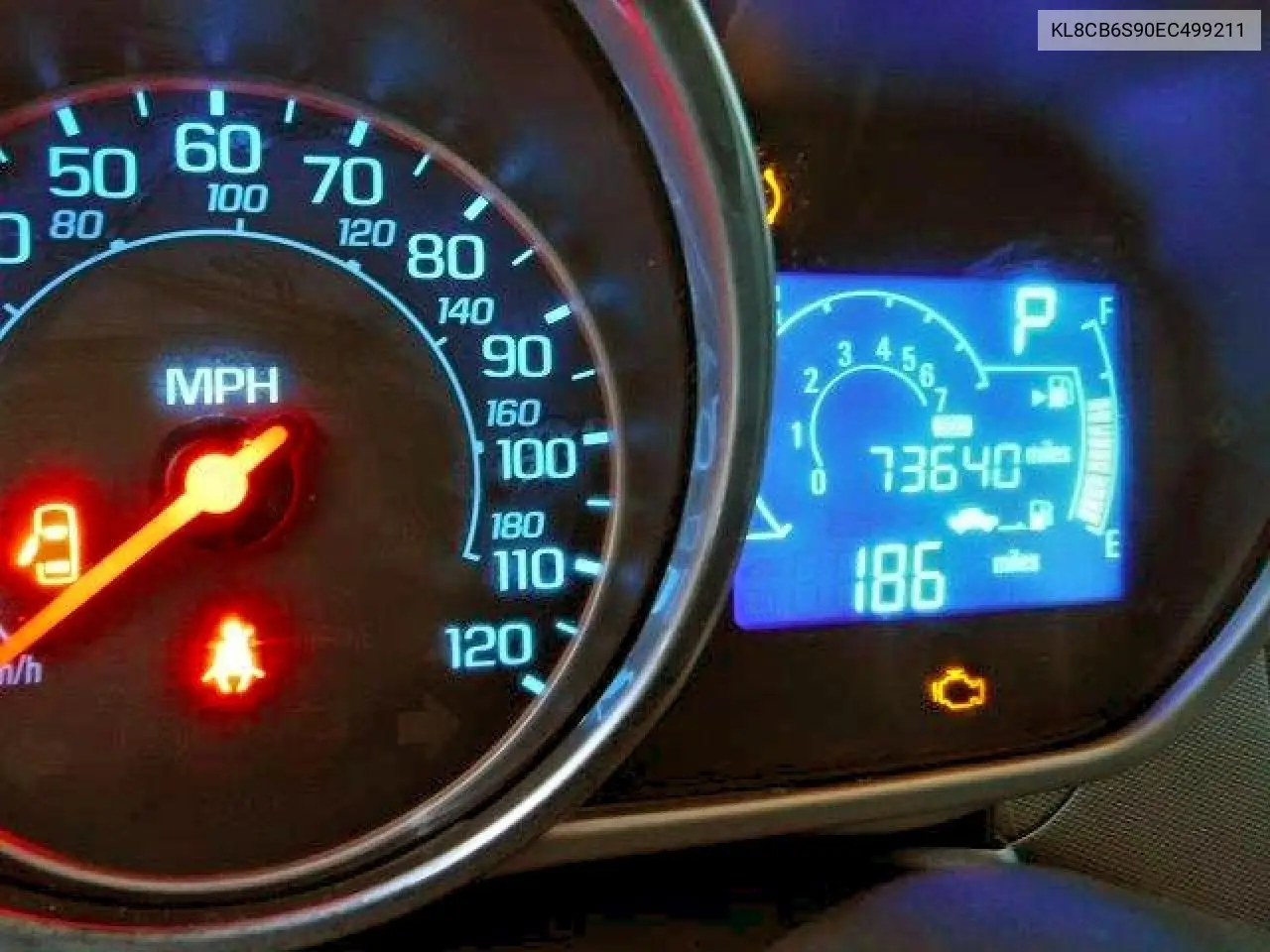 KL8CB6S90EC499211 2014 Chevrolet Spark Ls