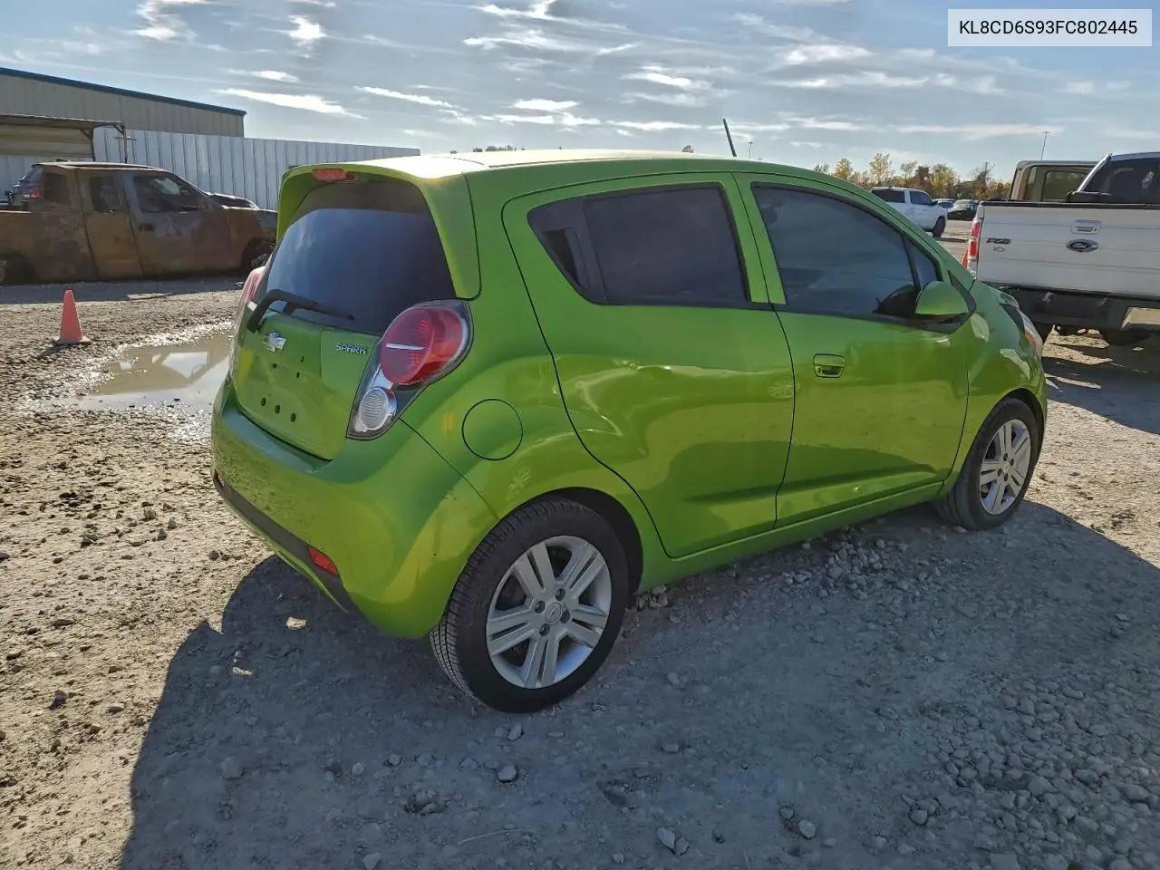 KL8CD6S93FC802445 2015 Chevrolet Spark 1Lt