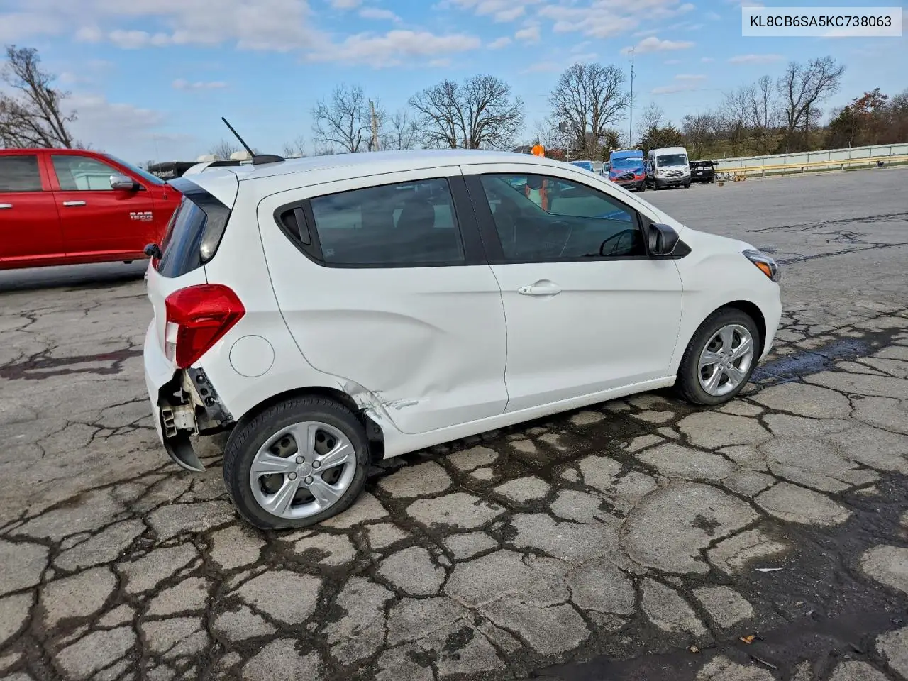 KL8CB6SA5KC738063 2019 Chevrolet Spark Ls
