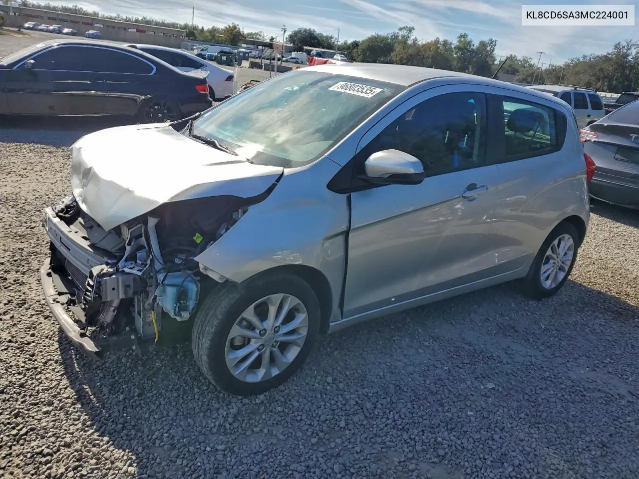 KL8CD6SA3MC224001 2021 Chevrolet Spark 1Lt