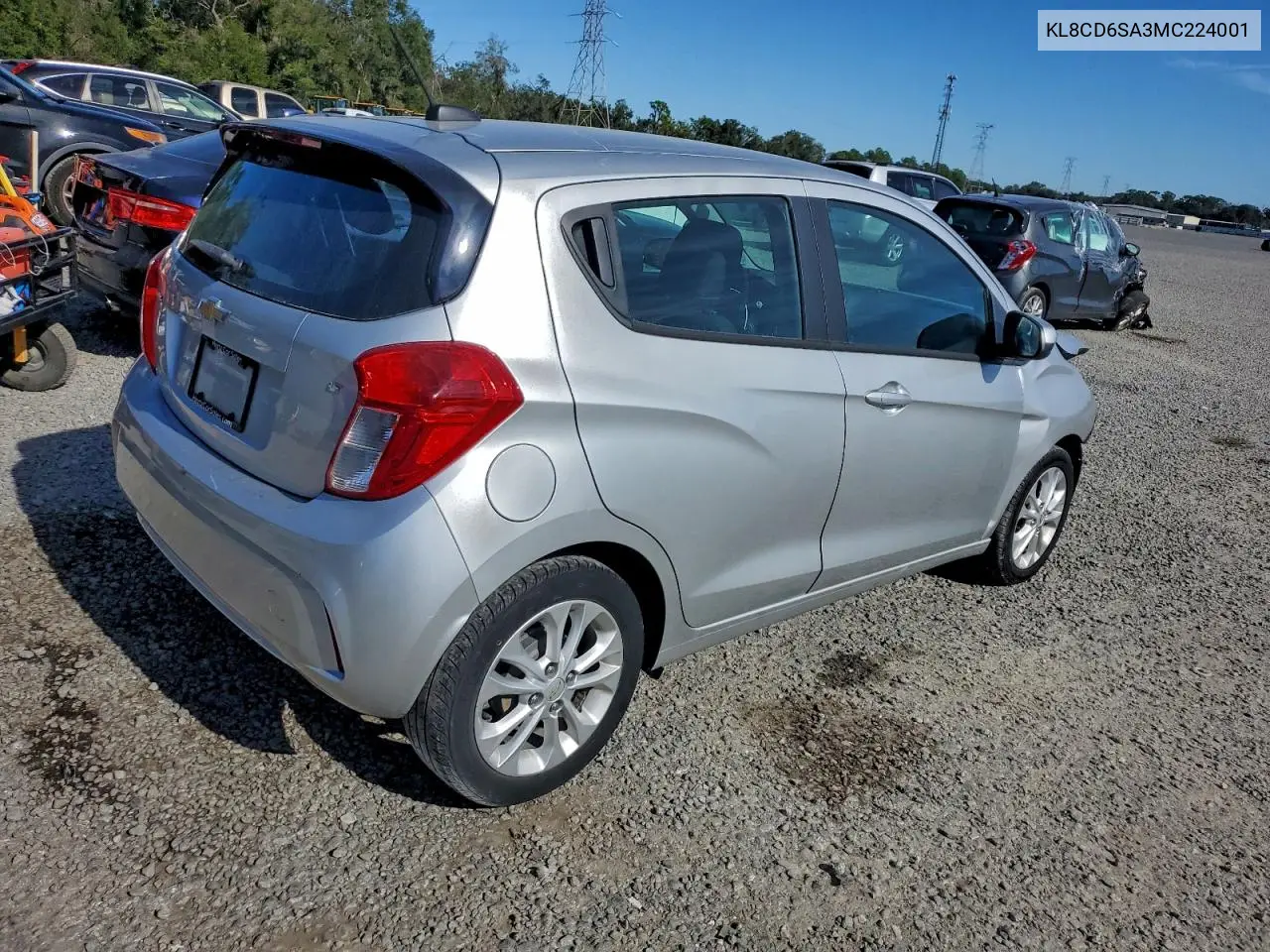 KL8CD6SA3MC224001 2021 Chevrolet Spark 1Lt