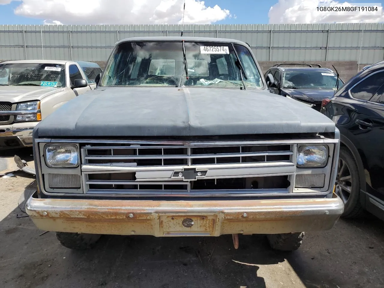 1986 Chevrolet Suburban K2 VIN: 1G8GK26M8GF191084 Lot: 46725574