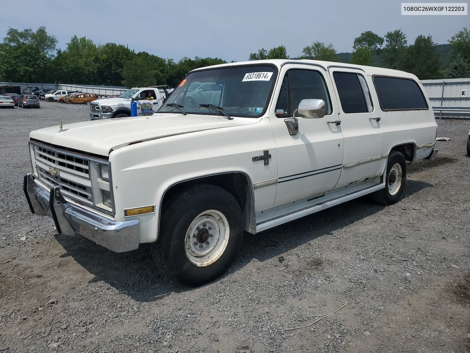 1986 Chevrolet Suburban C2 VIN: 1G8GC26WXGF122203 Lot: 65318614