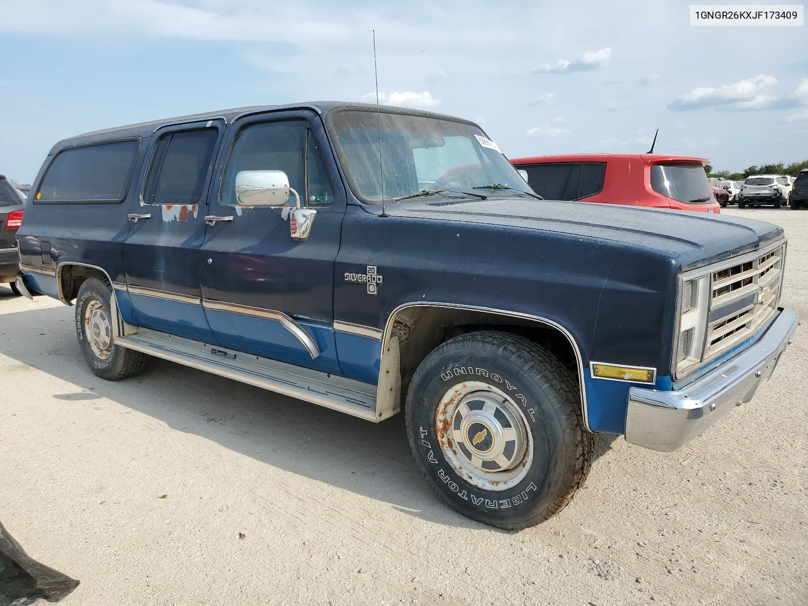 1988 Chevrolet Suburban R20 VIN: 1GNGR26KXJF173409 Lot: 68896924