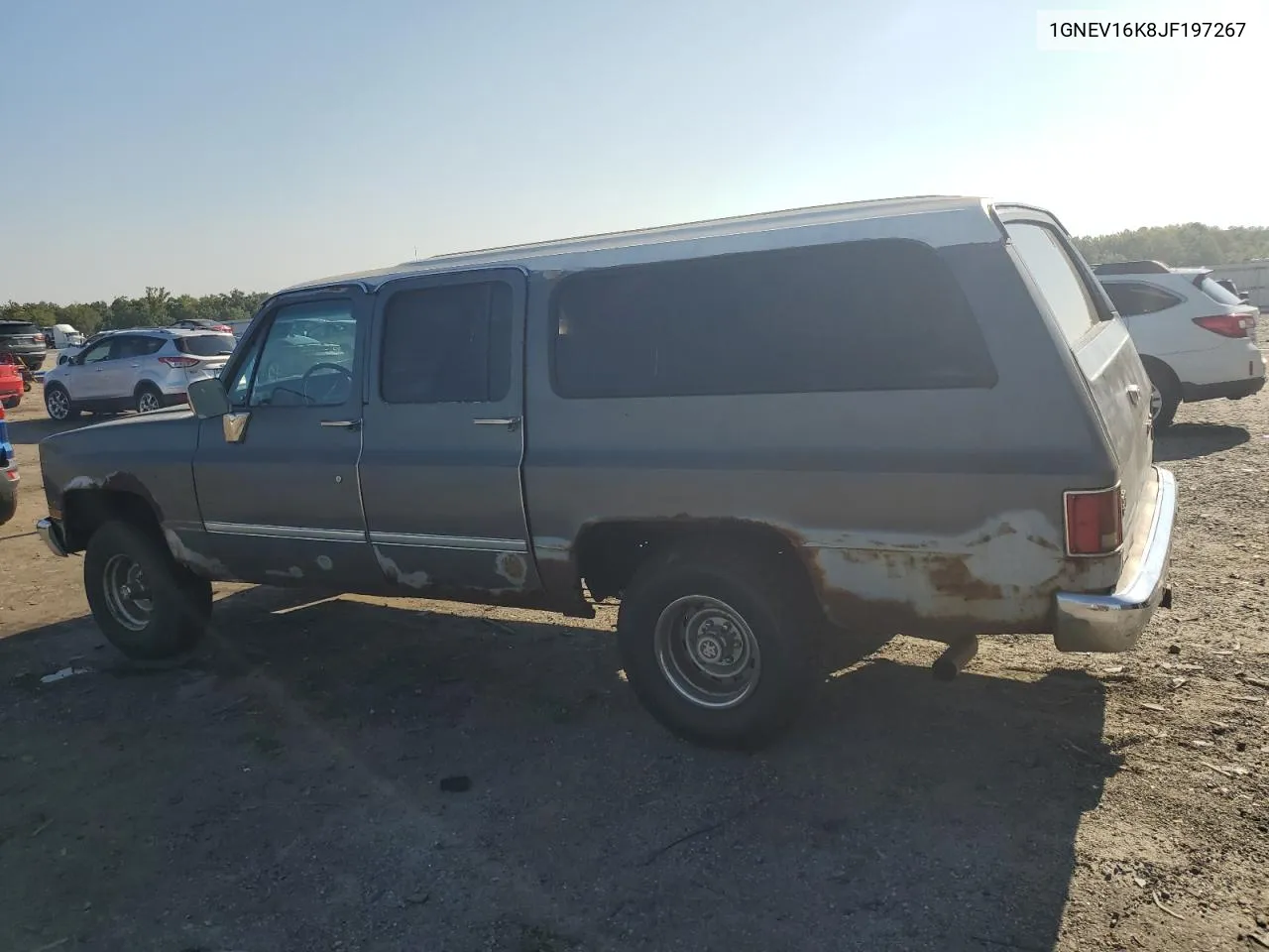 1988 Chevrolet Suburban V10 VIN: 1GNEV16K8JF197267 Lot: 72176994