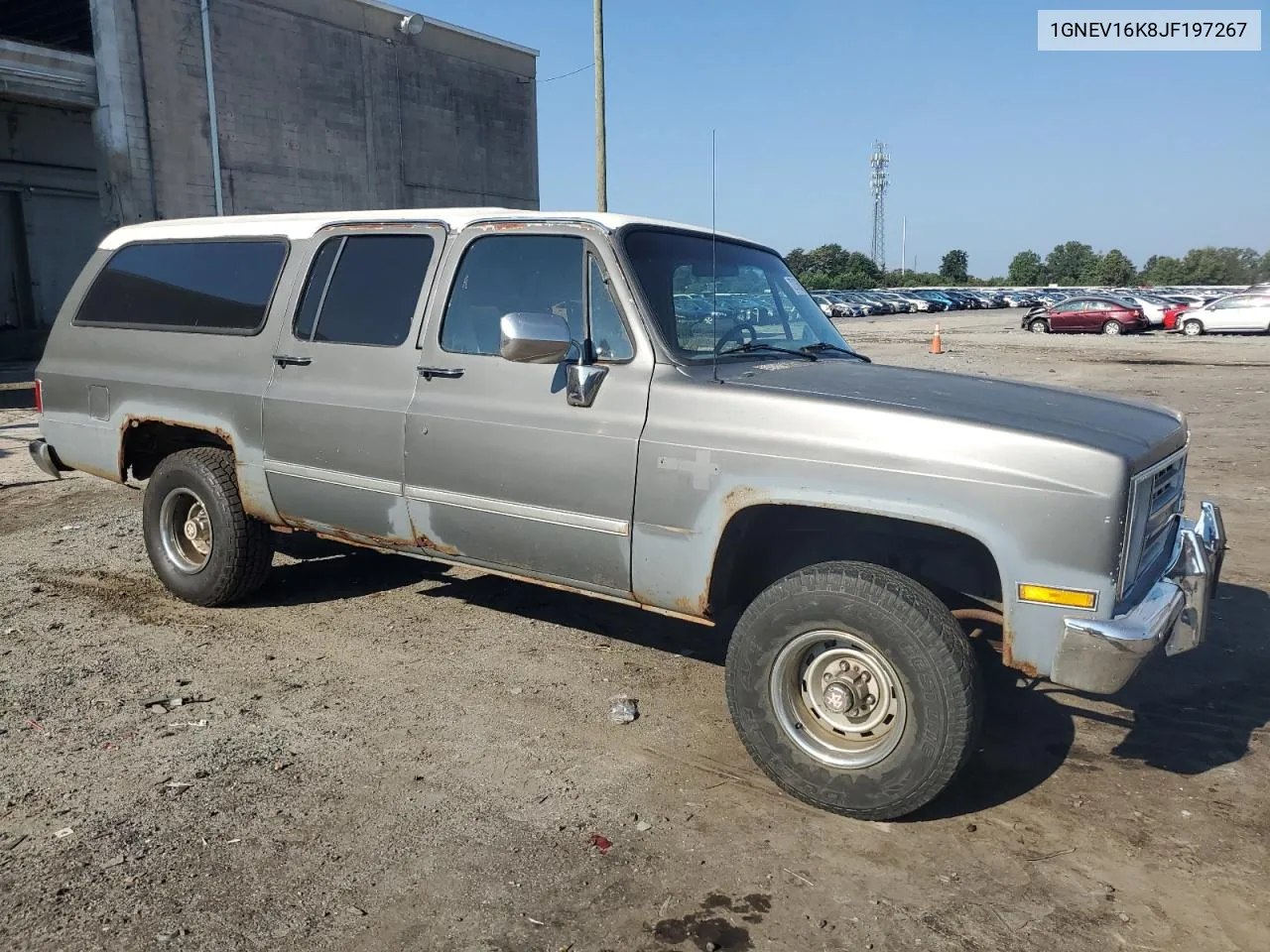 1988 Chevrolet Suburban V10 VIN: 1GNEV16K8JF197267 Lot: 72176994