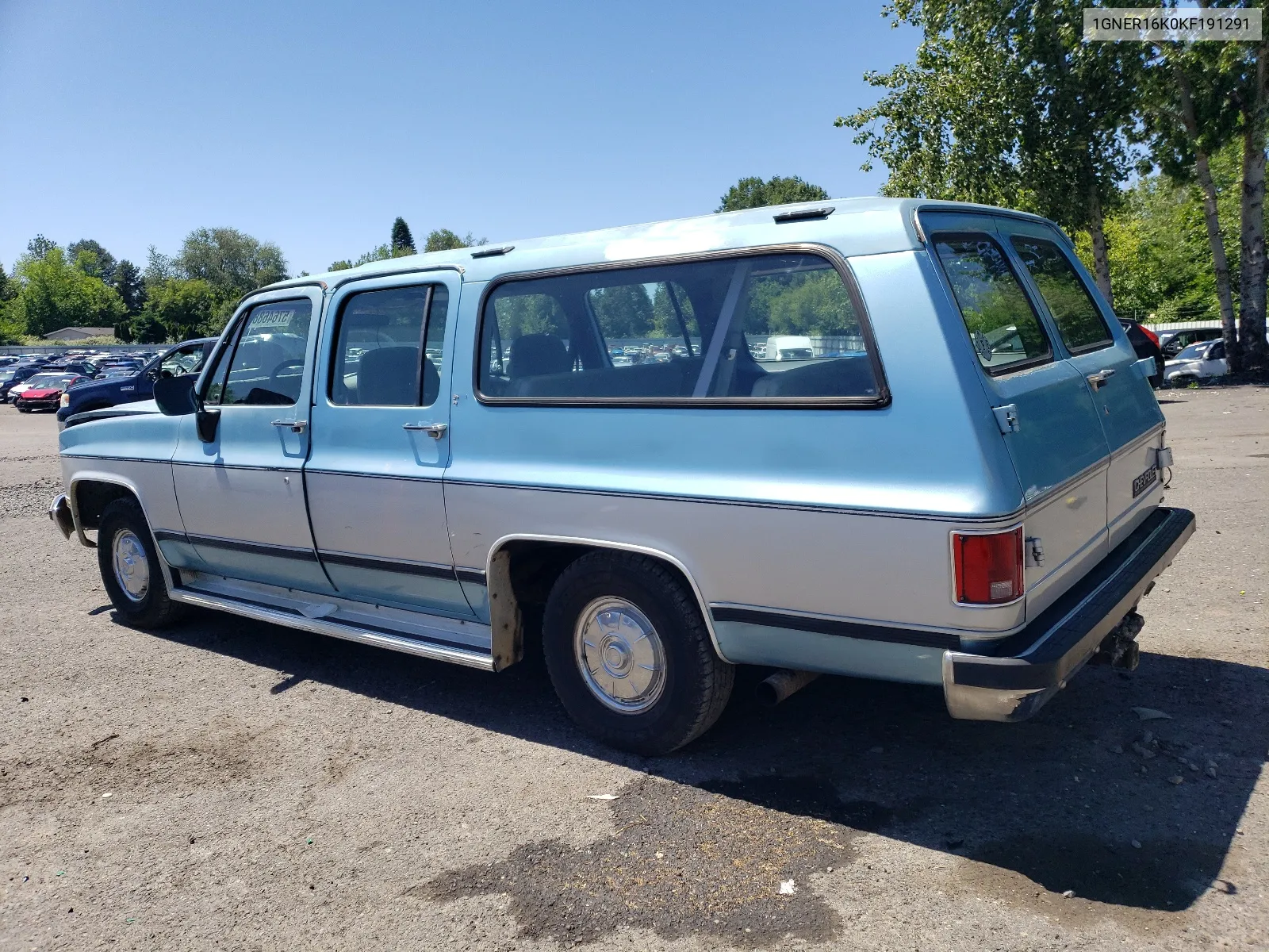 1989 Chevrolet Suburban R1500 VIN: 1GNER16K0KF191291 Lot: 57646884