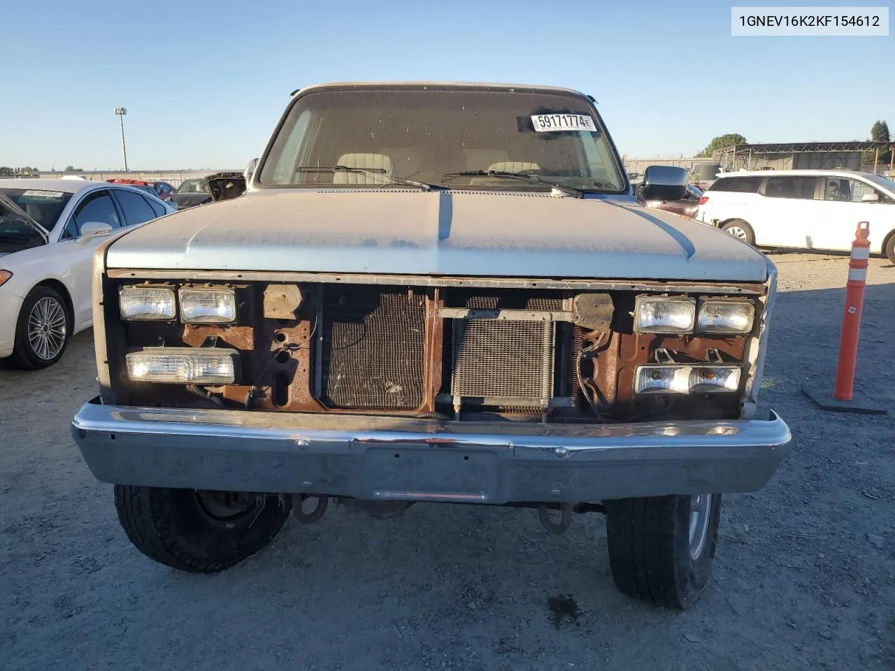 1GNEV16K2KF154612 1989 Chevrolet Suburban V1500