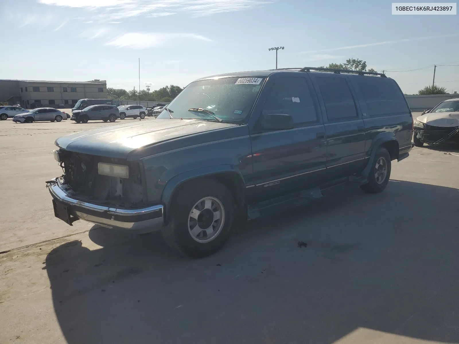 1994 Chevrolet Suburban C1500 VIN: 1GBEC16K6RJ423897 Lot: 60259034