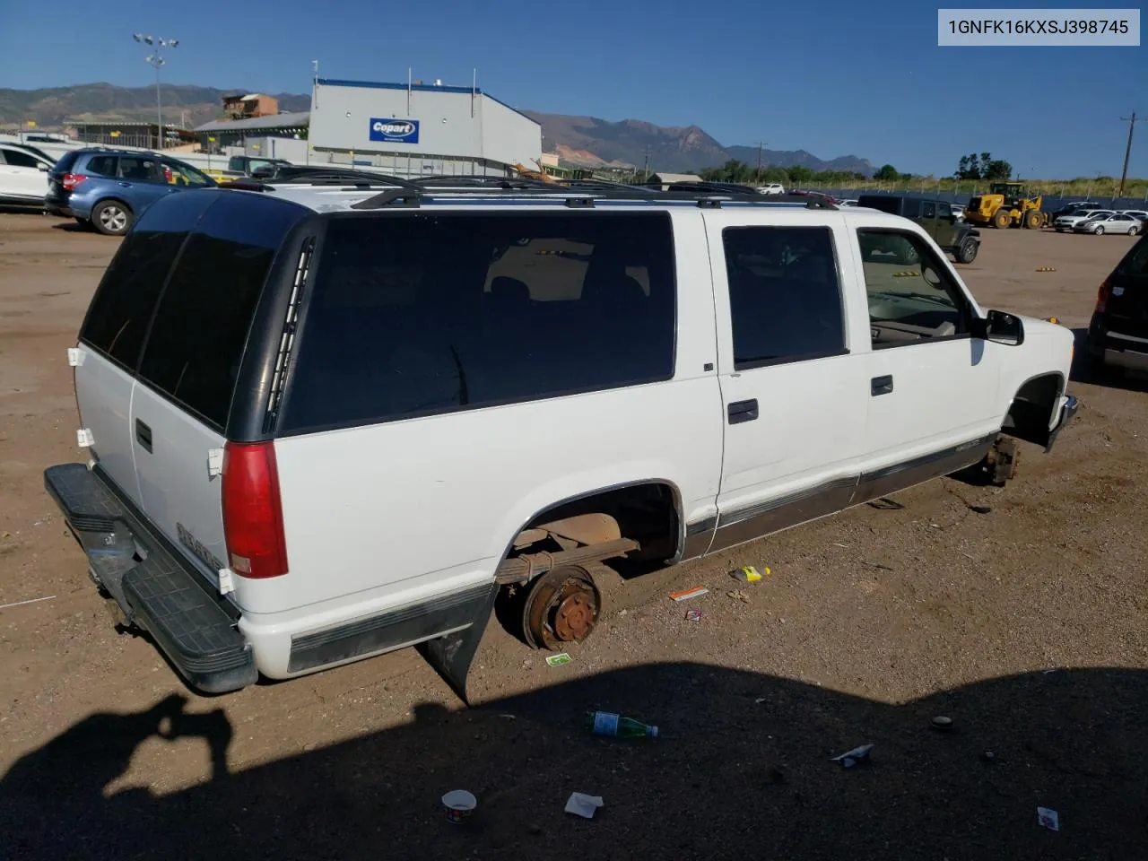 1GNFK16KXSJ398745 1995 Chevrolet Suburban K1500