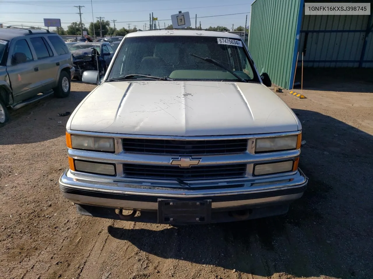 1GNFK16KXSJ398745 1995 Chevrolet Suburban K1500