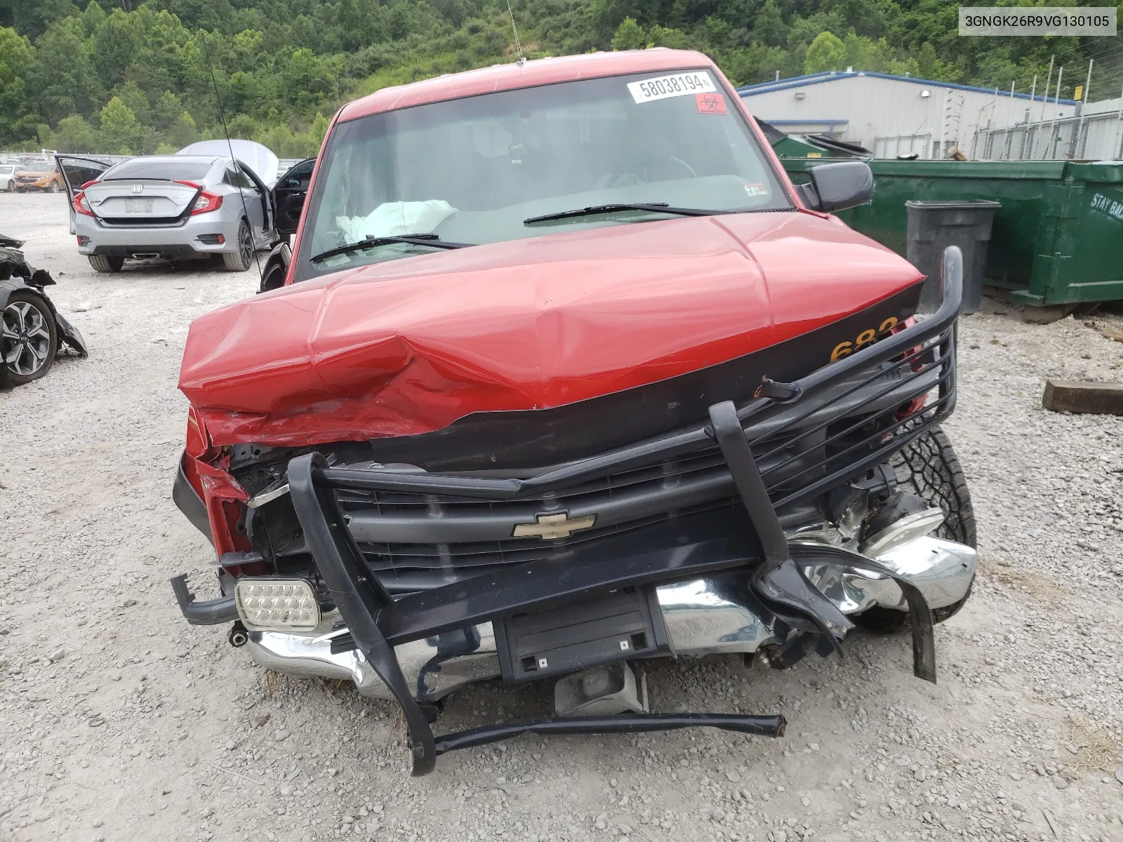 1997 Chevrolet Suburban K2500 VIN: 3GNGK26R9VG130105 Lot: 58038194