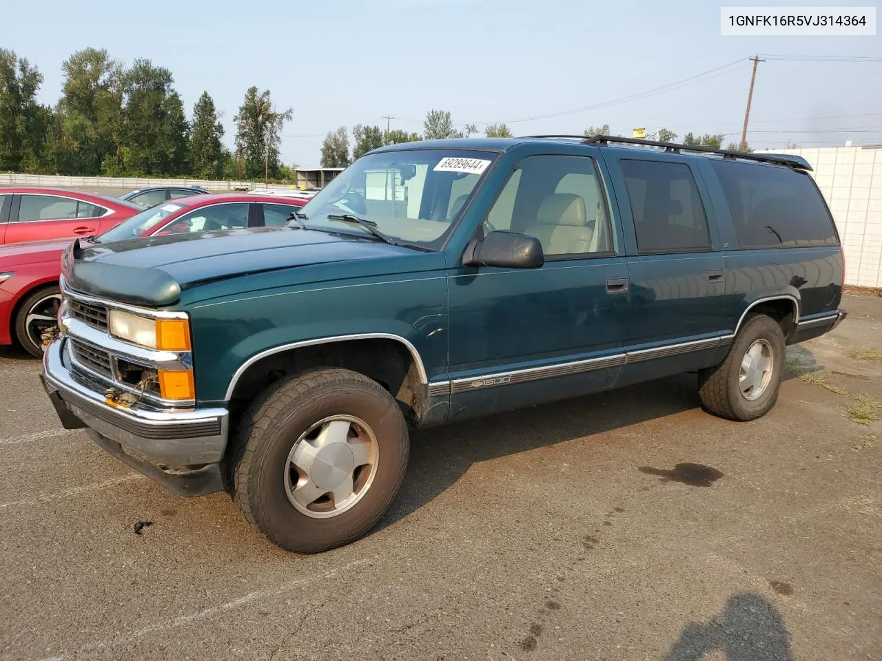 1997 Chevrolet Suburban K1500 VIN: 1GNFK16R5VJ314364 Lot: 69289644