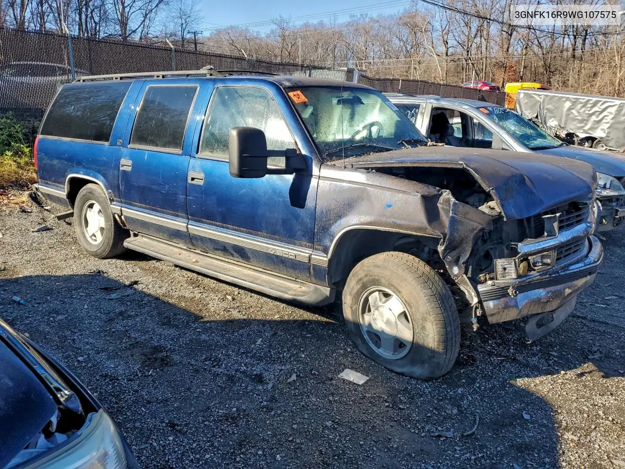 3GNFK16R9WG107575 1998 Chevrolet Suburban K1500