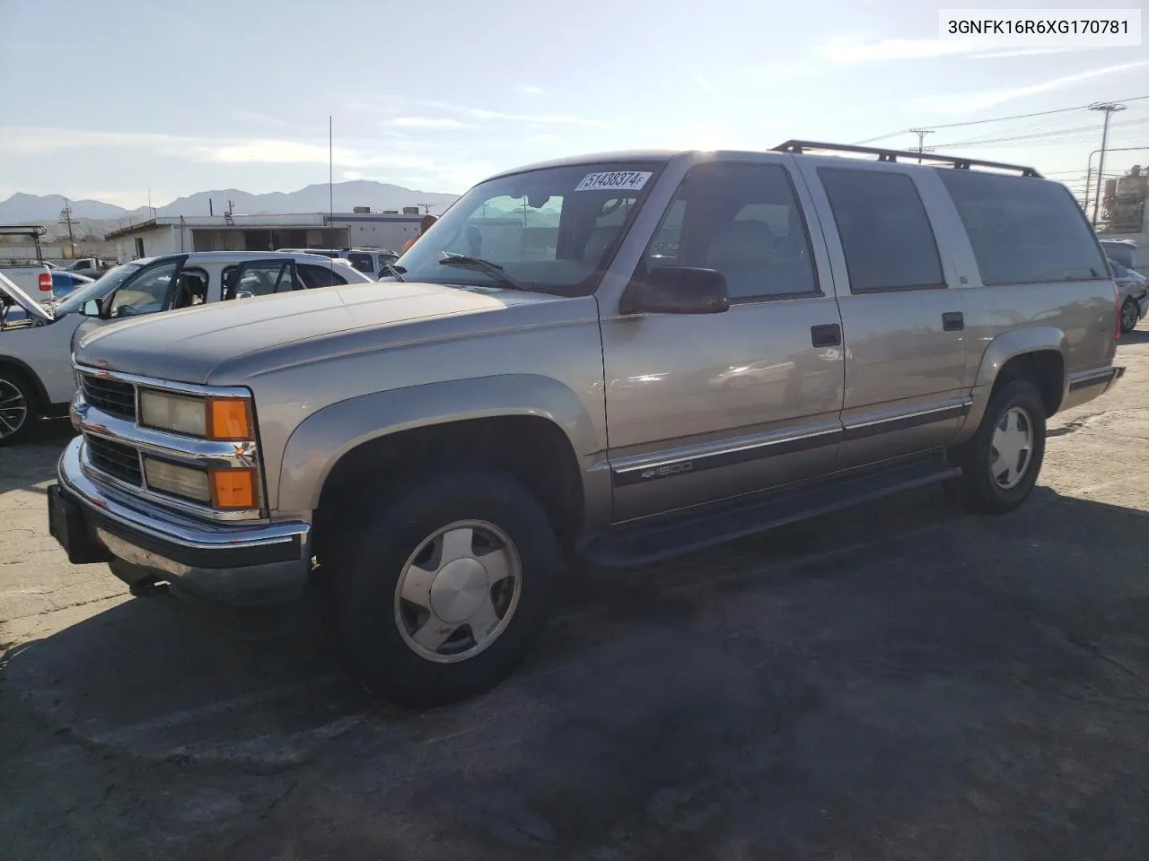 3GNFK16R6XG170781 1999 Chevrolet Suburban K1500