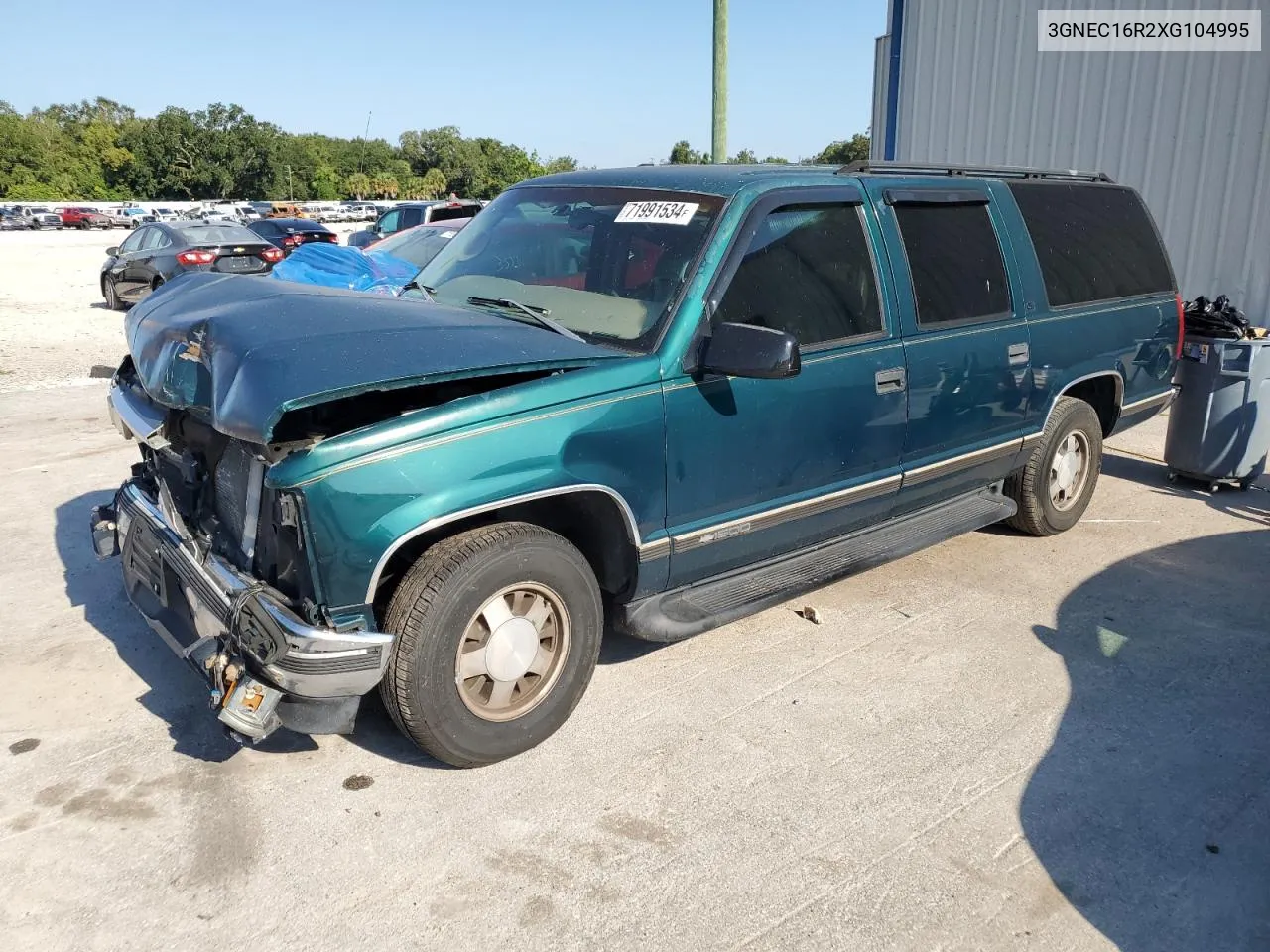 3GNEC16R2XG104995 1999 Chevrolet Suburban C1500