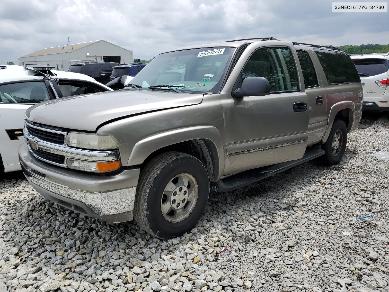 2000 Chevrolet Suburban C1500 VIN: 3GNEC16T7YG184730 Lot: 55263574