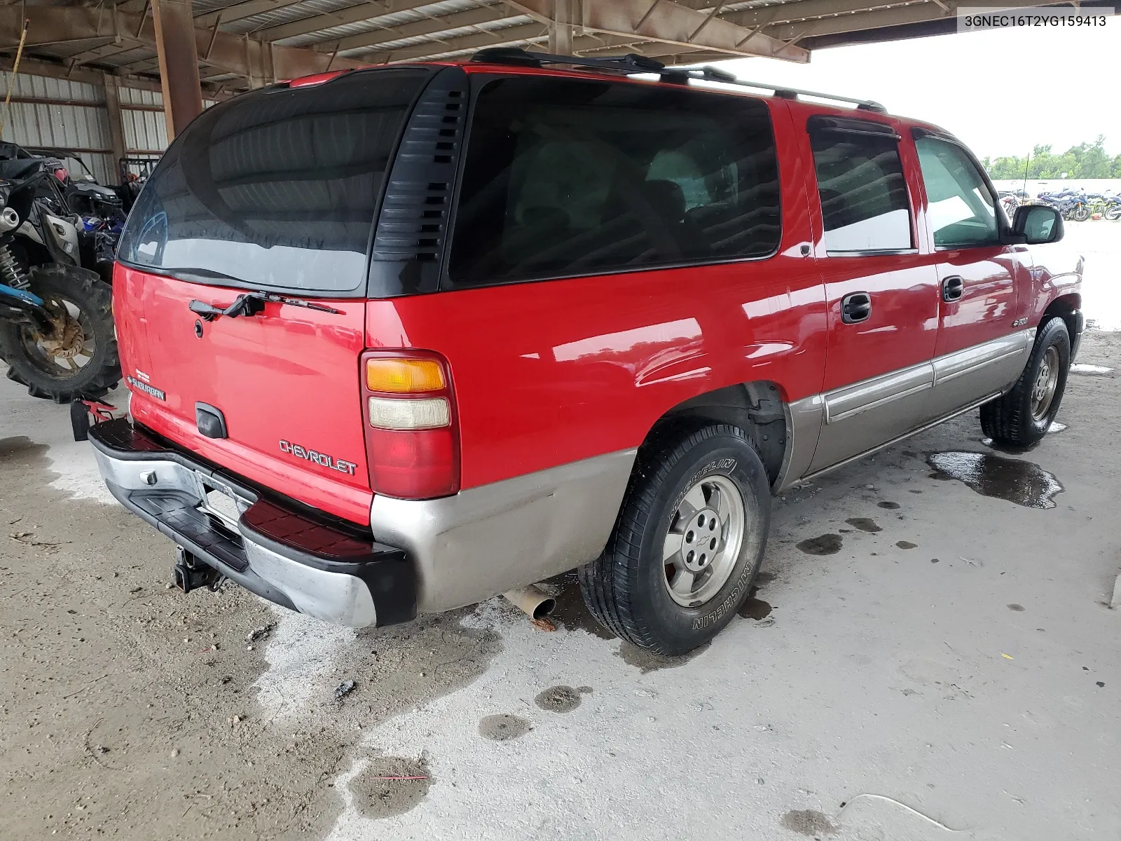 2000 Chevrolet Suburban C1500 VIN: 3GNEC16T2YG159413 Lot: 57779094