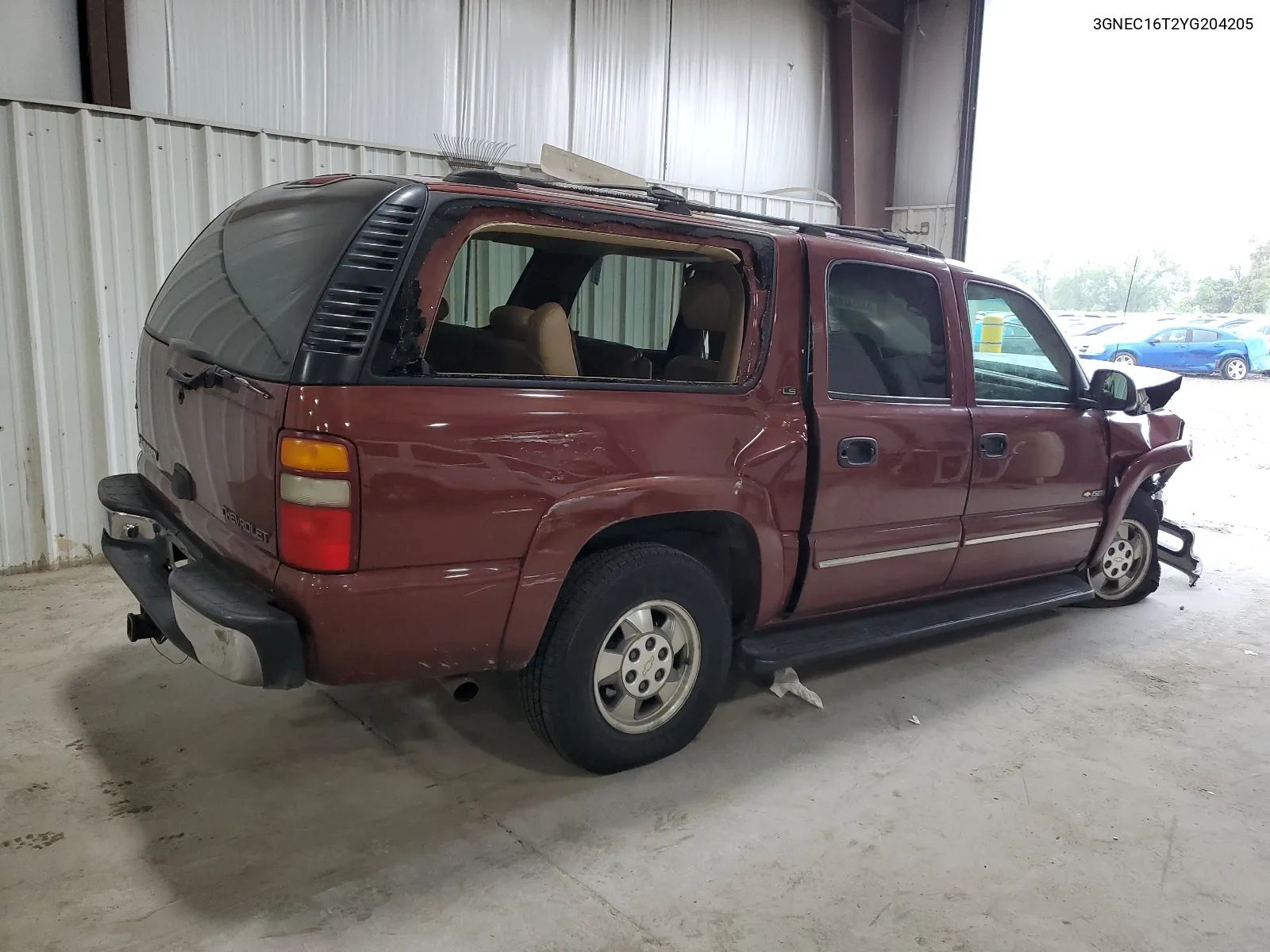 2000 Chevrolet Suburban C1500 VIN: 3GNEC16T2YG204205 Lot: 64034284