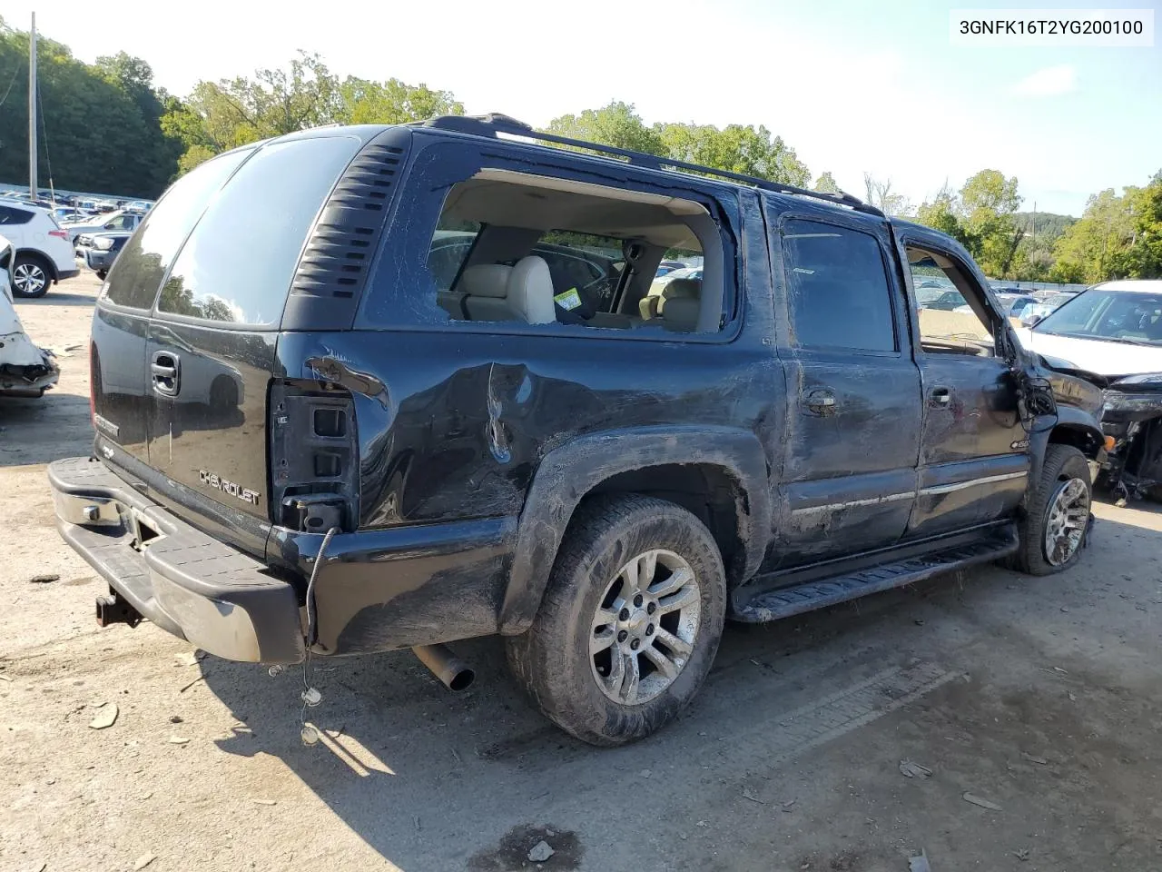 2000 Chevrolet Suburban K1500 VIN: 3GNFK16T2YG200100 Lot: 70187684