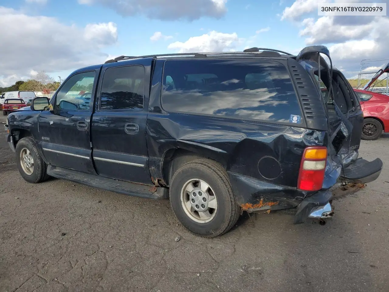 3GNFK16T8YG220979 2000 Chevrolet Suburban K1500
