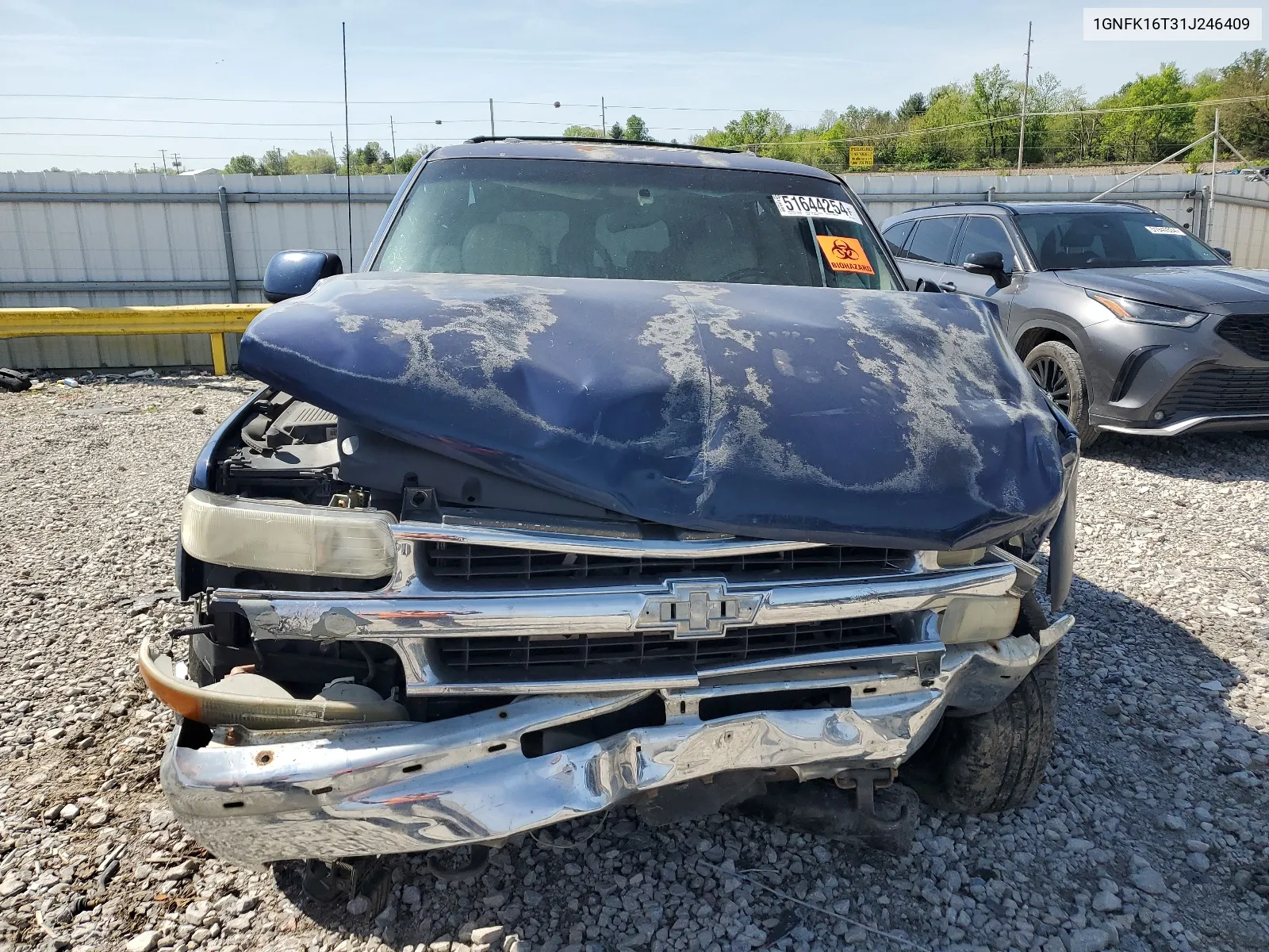 1GNFK16T31J246409 2001 Chevrolet Suburban K1500