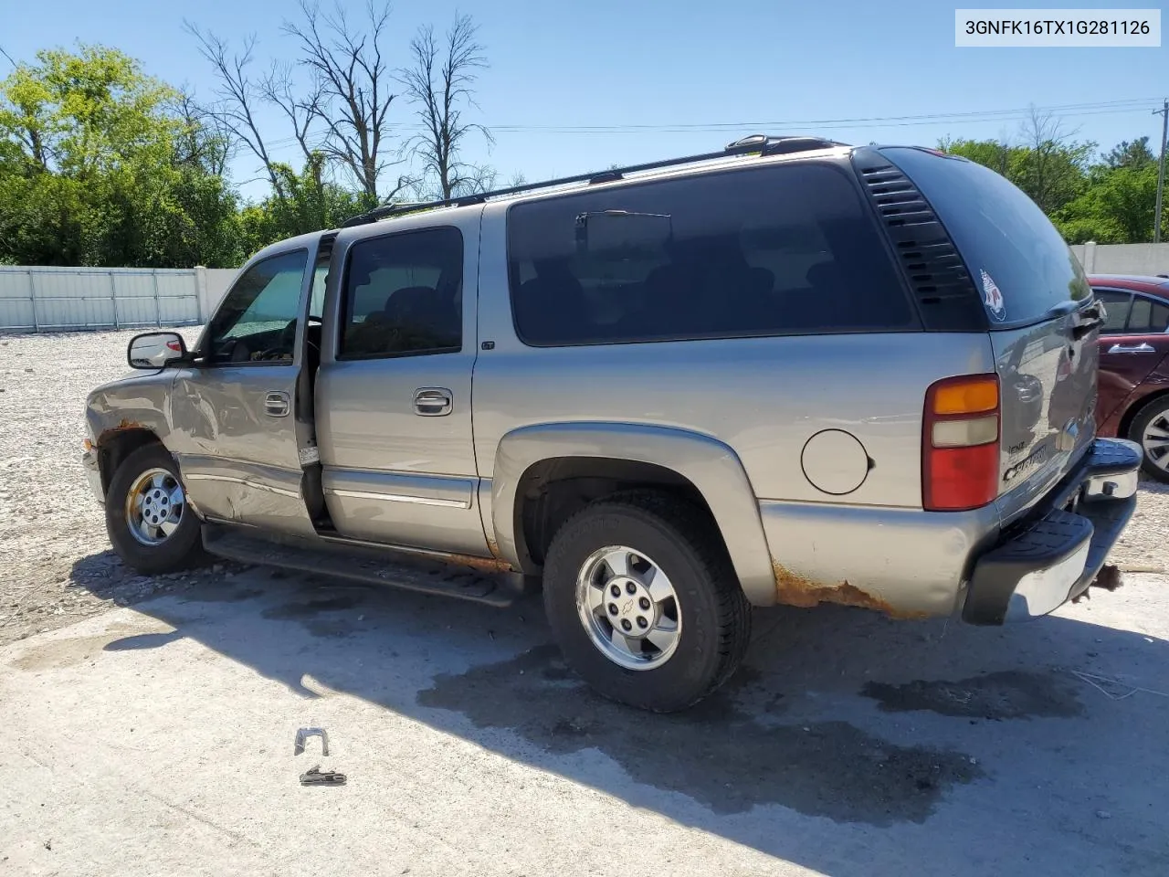 3GNFK16TX1G281126 2001 Chevrolet Suburban K1500