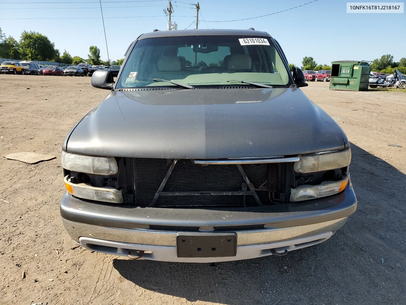 1GNFK16T81J218167 2001 Chevrolet Suburban K1500