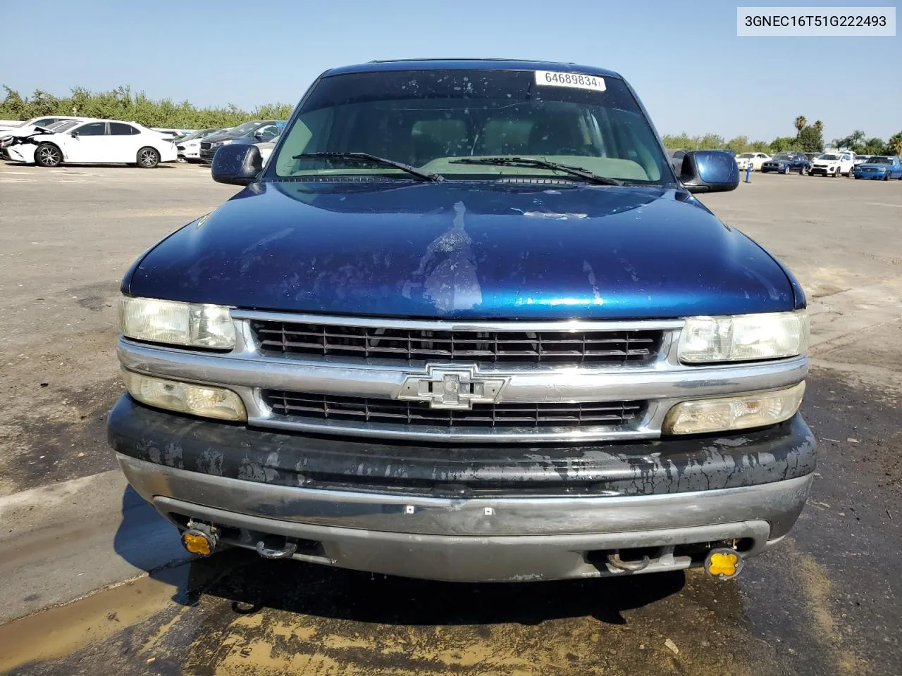 2001 Chevrolet Suburban C1500 VIN: 3GNEC16T51G222493 Lot: 64689834