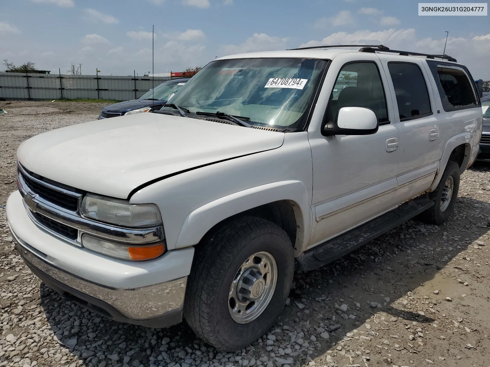 2001 Chevrolet Suburban K2500 VIN: 3GNGK26U31G204777 Lot: 64708794