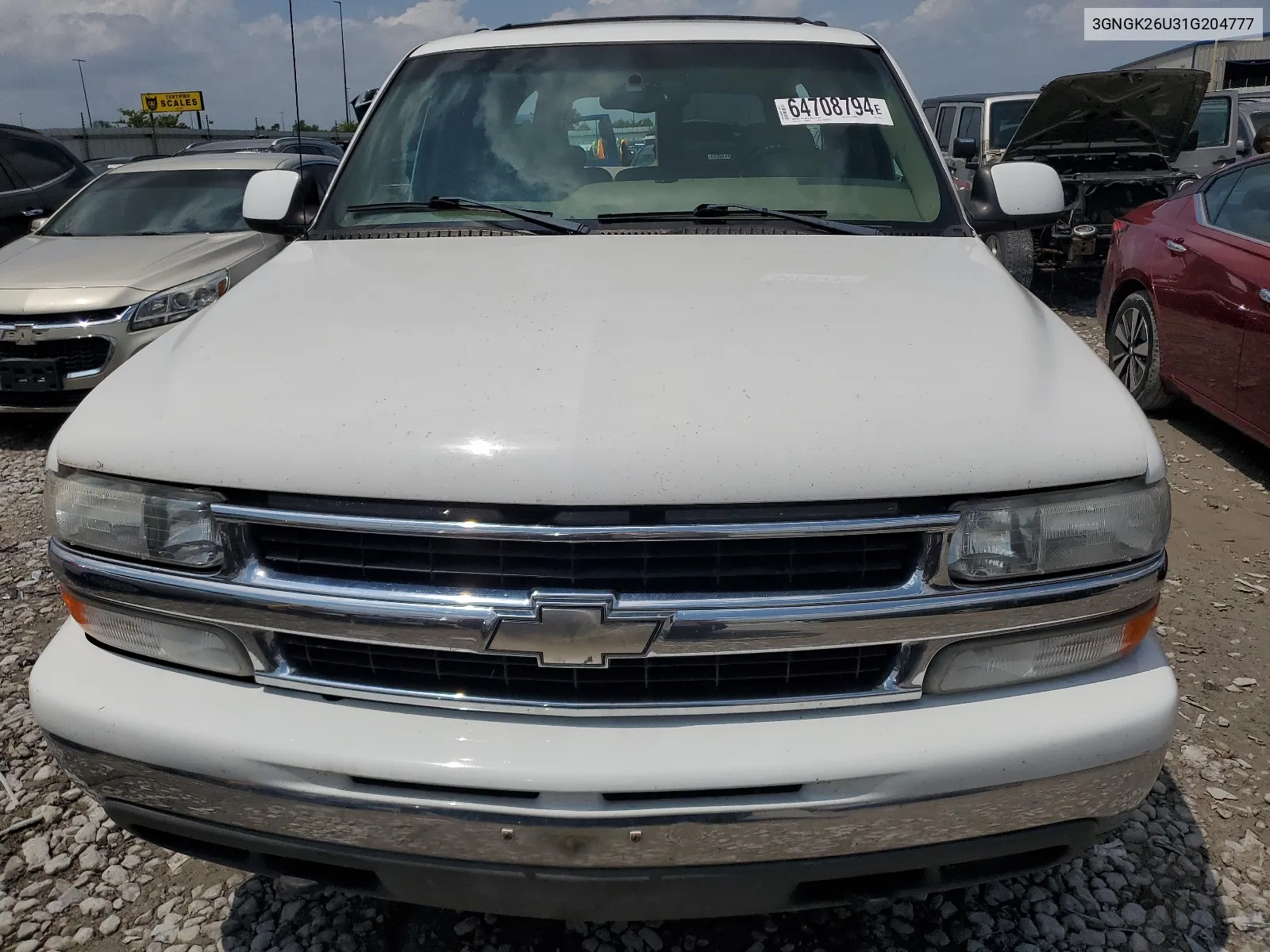 2001 Chevrolet Suburban K2500 VIN: 3GNGK26U31G204777 Lot: 64708794