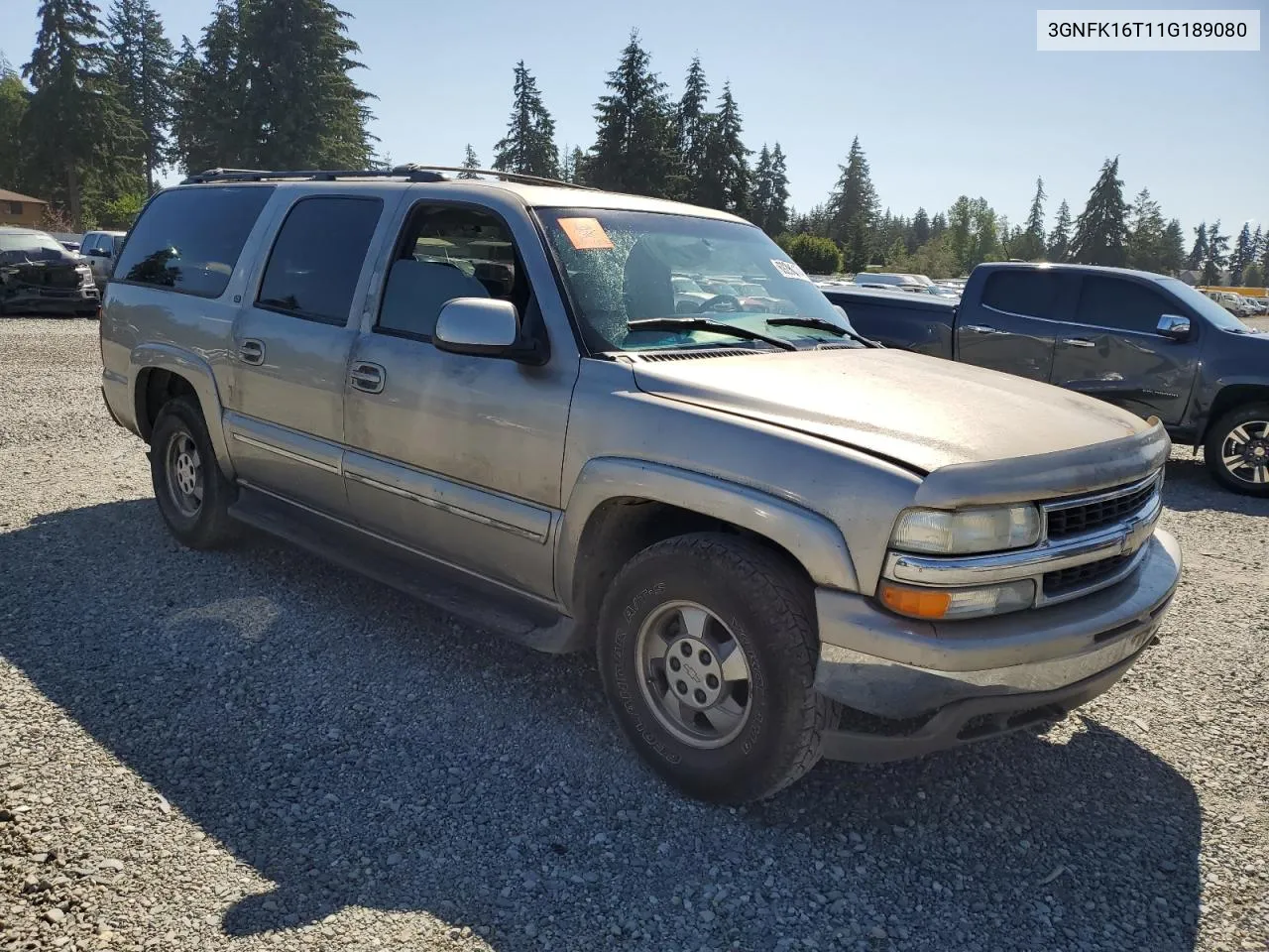 3GNFK16T11G189080 2001 Chevrolet Suburban K1500