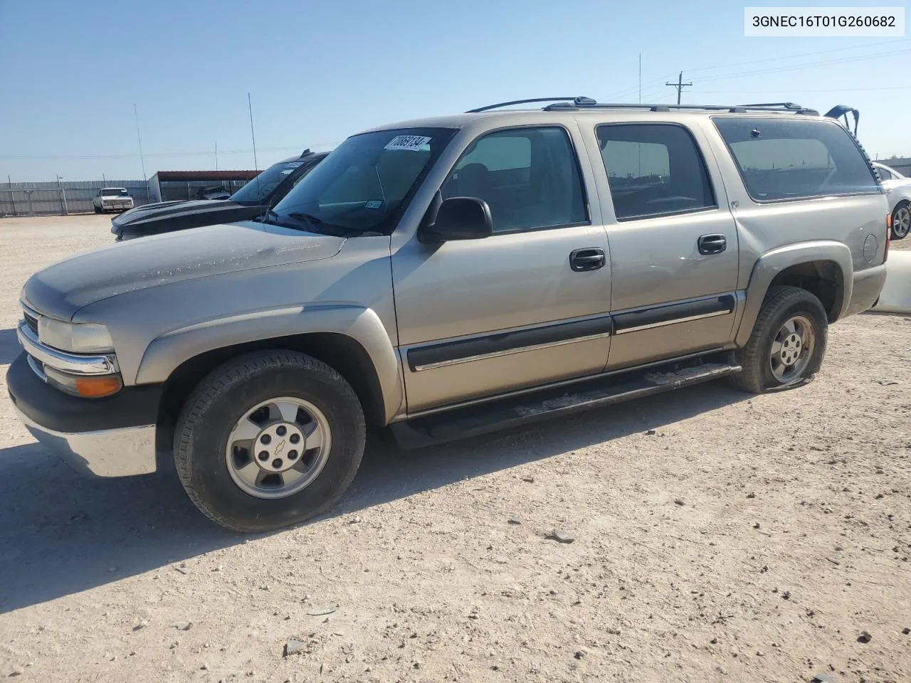 2001 Chevrolet Suburban C1500 VIN: 3GNEC16T01G260682 Lot: 70869134