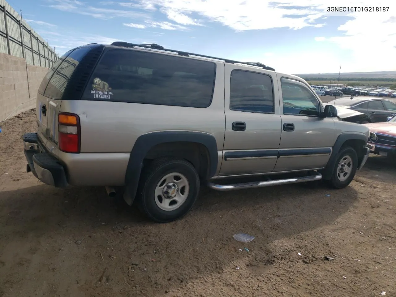 3GNEC16T01G218187 2001 Chevrolet Suburban C1500